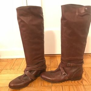 Dolce Vita brown leather boots